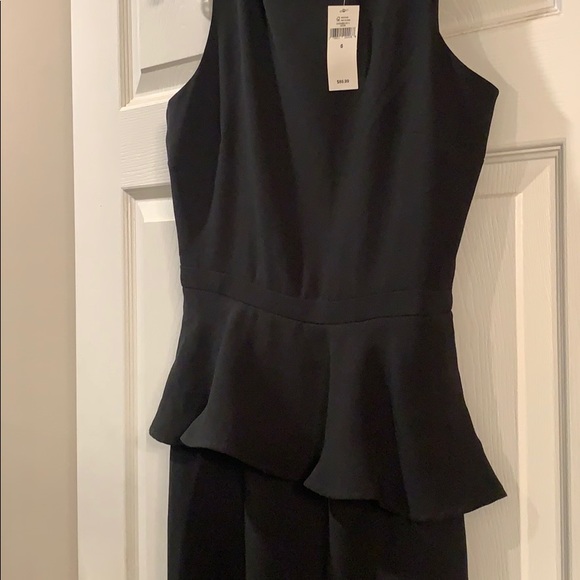 NWT Black peplum dress - Picture 2 of 4